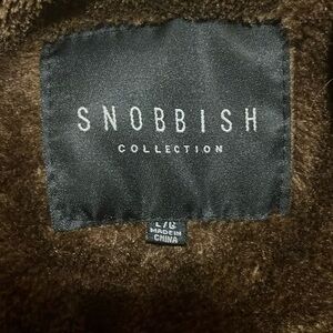 Women’s bronze full length coat